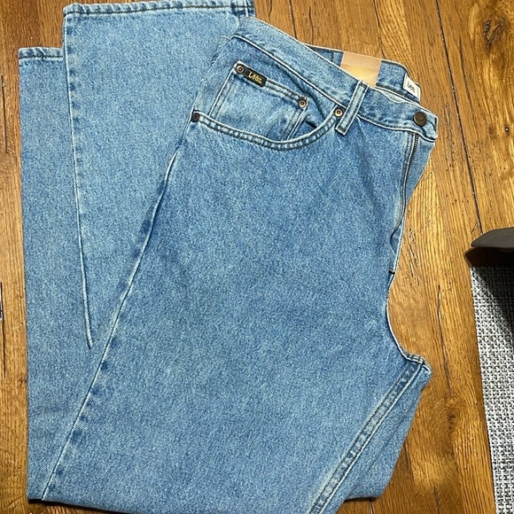 NWT Lee Regular Fit Men’s Light Blue Jeans 38x30 - Picture 1 of 4